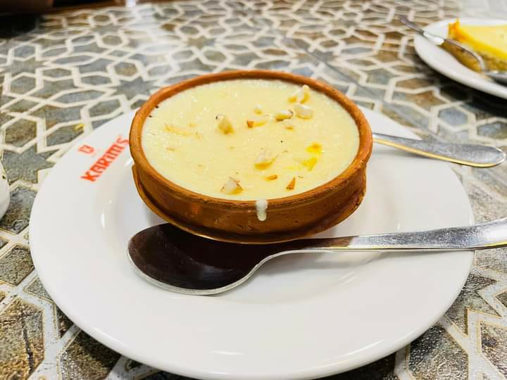 Firni — Karim's, Nibra, Howrah