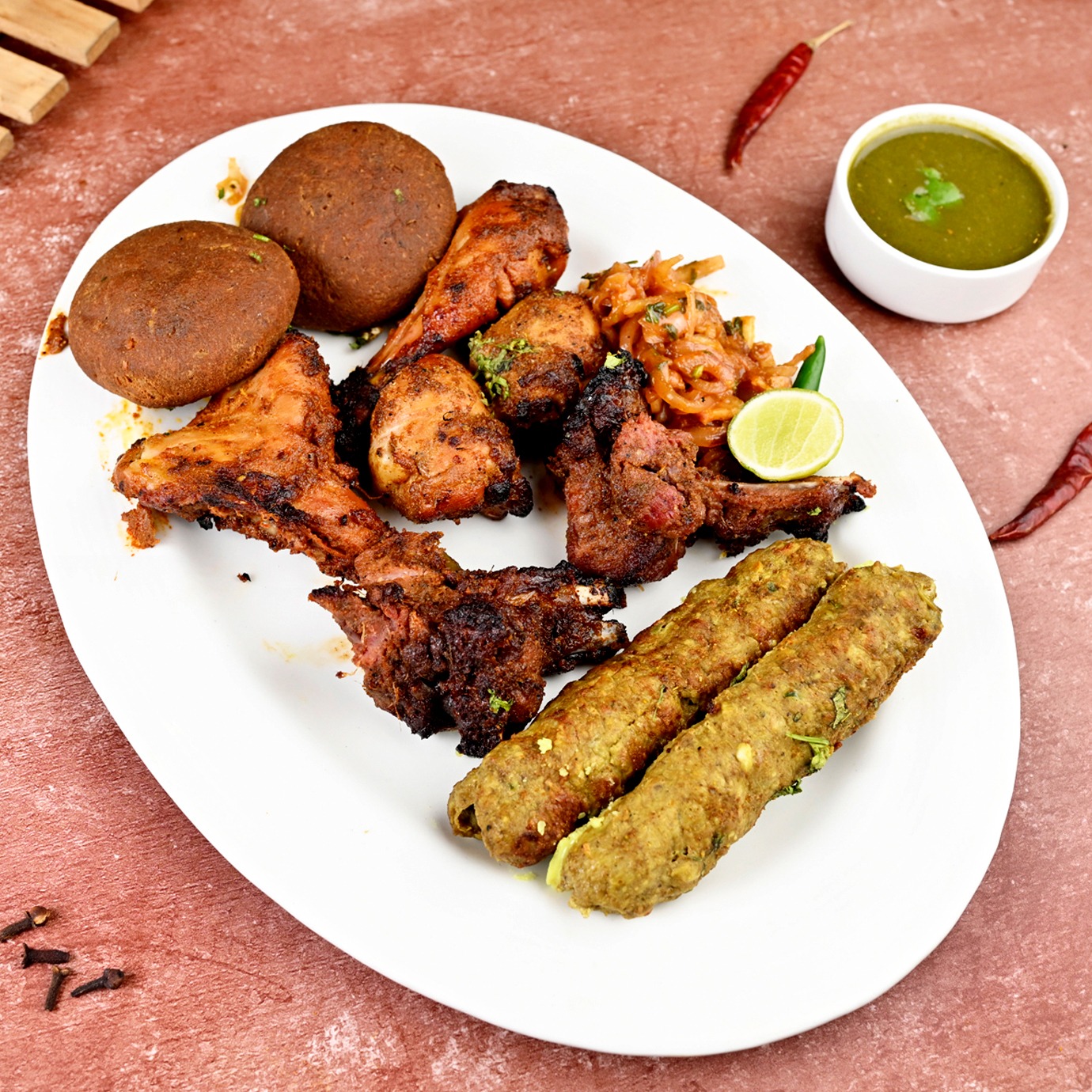 Karim's Assorted Platter at Karim's, Nibra, Howrah